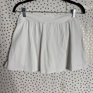 Aerie White Tennis Skirt